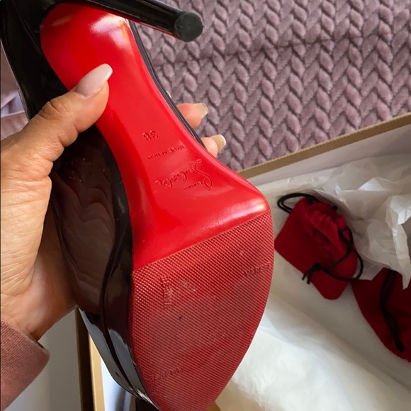 🎉🎉Christian Louboutin Palais royal Patent rouge - Picture 5 of 8